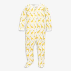 Primary Baby Organic Animal Friends Zip Footie